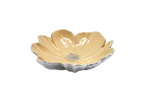 Mariposa Yellow Dip Dish
