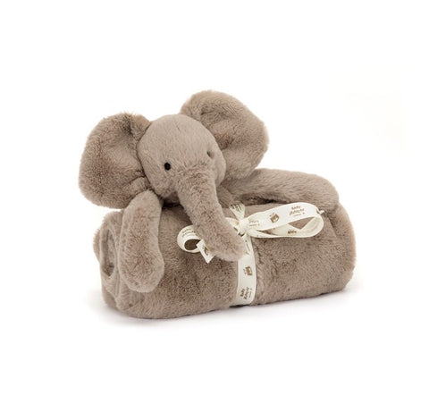 JELLYCAT SMUDGE ELEPHANT BLANKIE