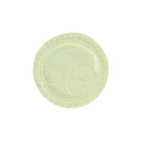 NEW Vietri Pietra Fiori Pistachio Canape Plate