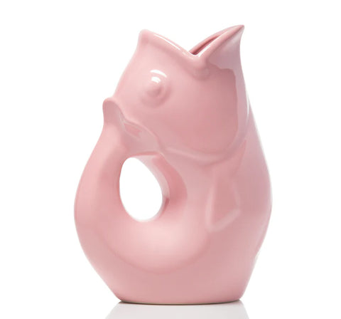 GurglePot Gurgling Fish Water Pitcher Pink
