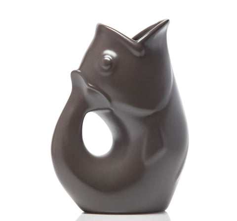 GurglePot Gurgling Fish Pitcher Slate