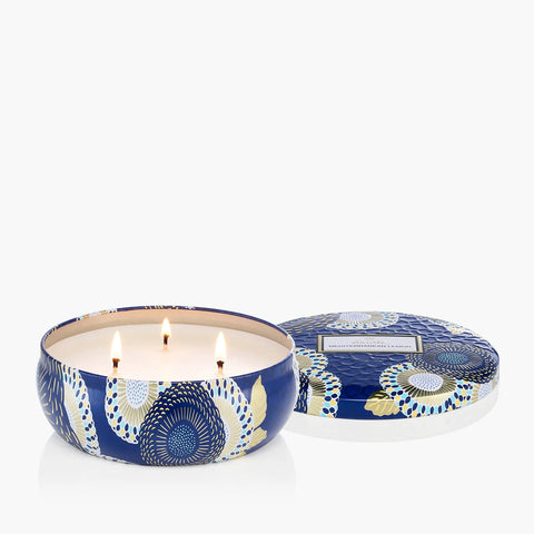 Voluspa Mediterranean Lemon 3 Wick Tin Candle