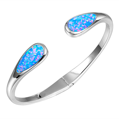 Alamea Bangle Bracelet with Opal