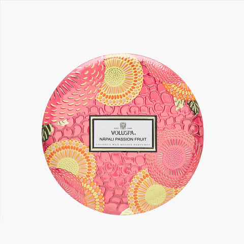 Voluspa Napali Passion Fruit 3 Wick Tin Candle