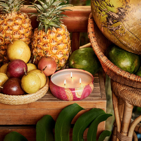 Voluspa Napali Passion Fruit 3 Wick Tin Candle