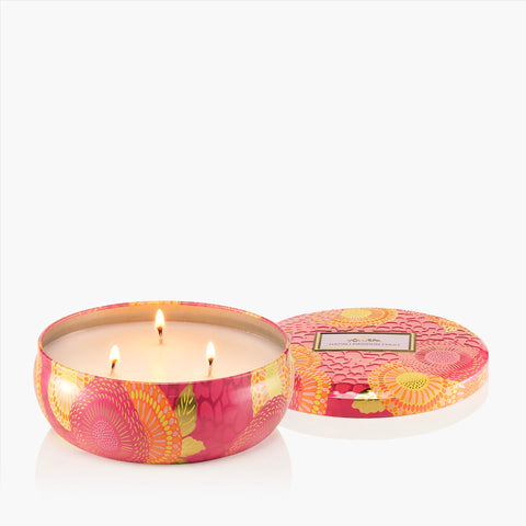 Voluspa Napali Passion Fruit 3 Wick Tin Candle