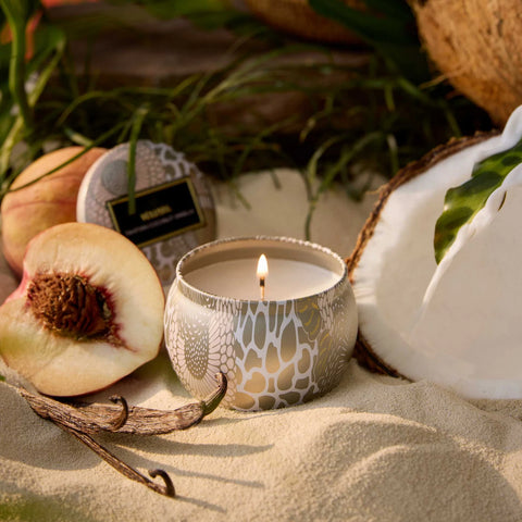 Voluspa Tahitian Coconut Vanilla Mini Tin Candle