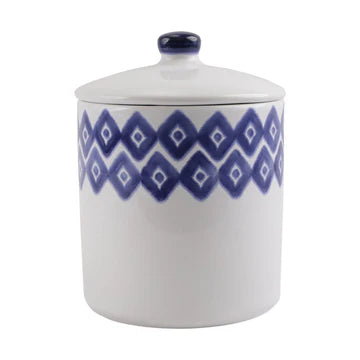 Vietri Santorini Diamond Large Canister