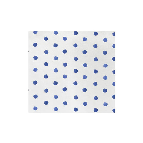 Vietri Papersoft Napkins Blue Dot Dinner Napkins