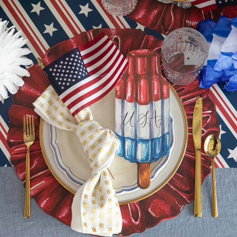 Hester & Cook Die-cut Star-Spangled Placemats