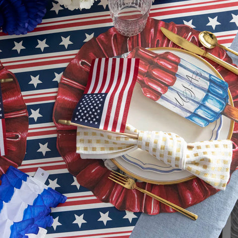 Hester & Cook Die-cut Star-Spangled Placemats
