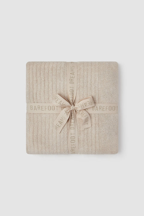 Barefoot Dreams CozyChic® Lite Ribbed Throw - Stone