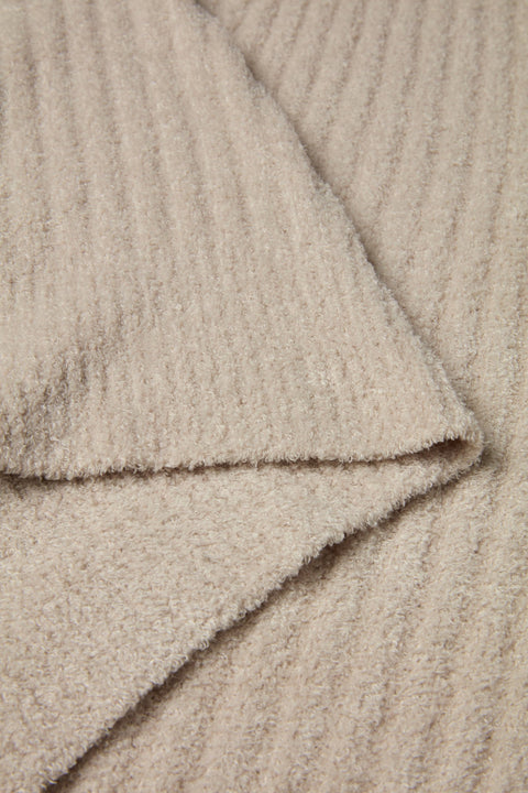 Barefoot Dreams CozyChic® Lite Ribbed Throw - Stone