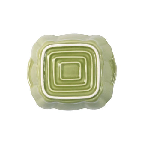 Vietri Italian Bakers Green Small Square Baker