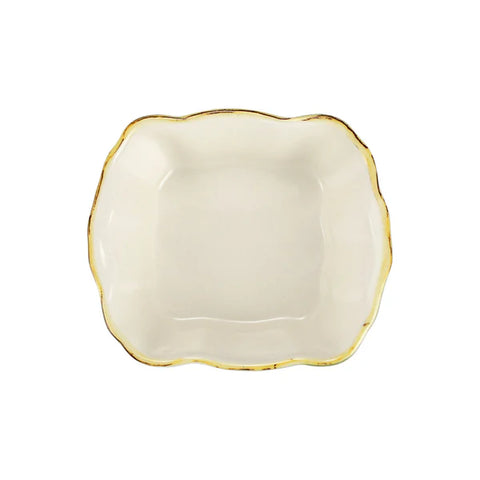 Vietri Italian Bakers Aqua Small Square Baker