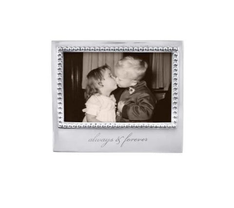 Mariposa Always & Forever Beaded 4 x 6 Frame