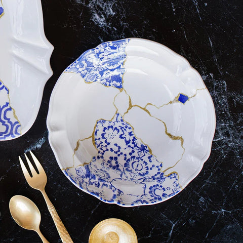 NEW Vietri Storia Baroque Serving Bowl