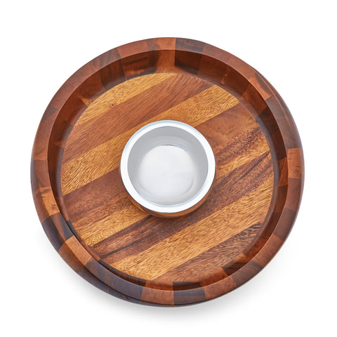 Nambe Butterfly Chip & Dip