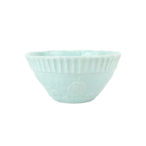 NEW Vietri Pietra Fiori Aqua Serving Bowl