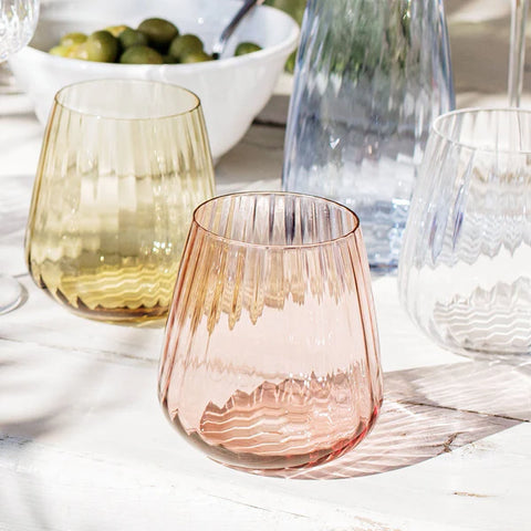 Vietri Francesca Blush Double Old Fashioned
