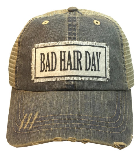 Vintage Trucker Baseball Hat “Bad Hair Day”