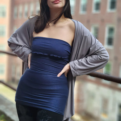 Angelrox Hourglass Scarf/Hood/Shaper Navy