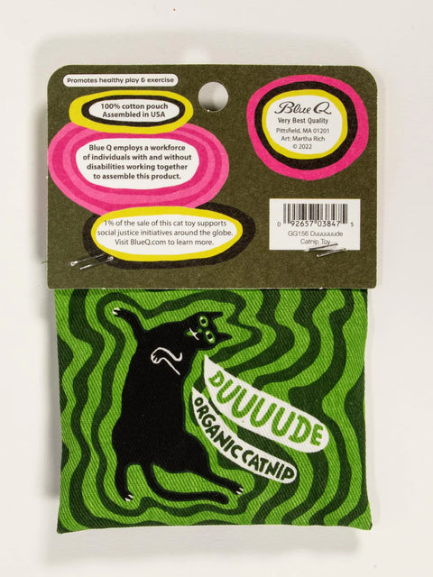 Blue Q Duuuuuude Catnip Toy