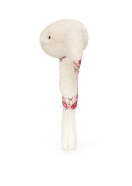 JELLYCAT BLOSSOM CREAM BUNNY BERRY RING RATTLE