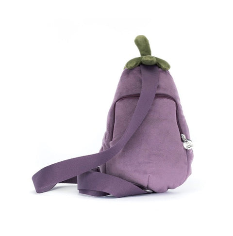 JELLYCAT AMUSEABLE EGGPLANT BUM BAG