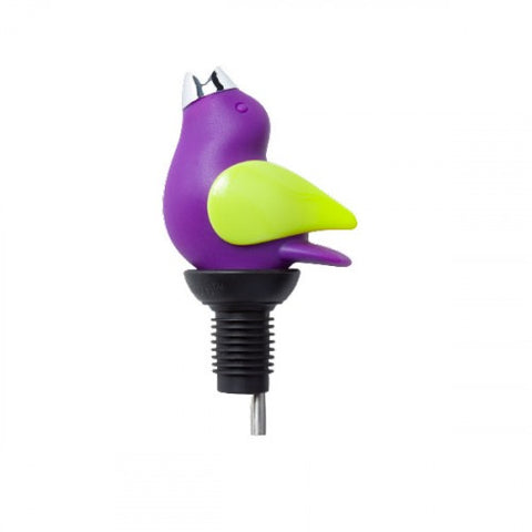 ChirpyTop™ Wine Pourer Purple/Kiwi