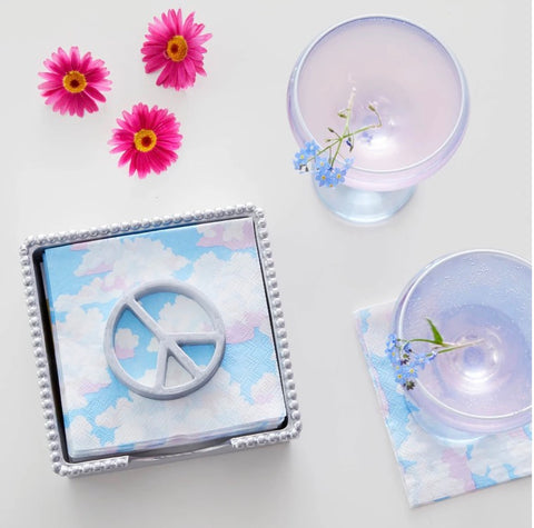Mariposa Peace Sign Napkin Weight