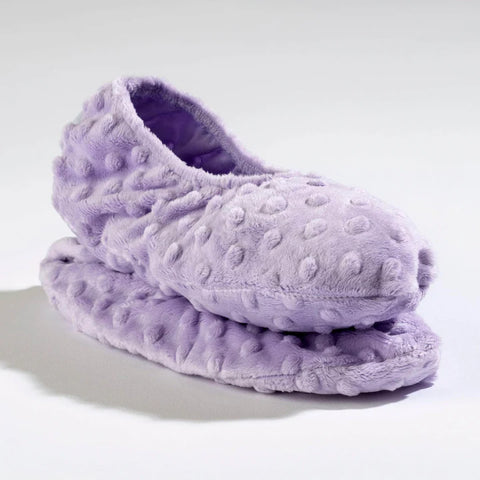 Sonoma Lavender Spa Footies in Classic Lilac Dot Fabric