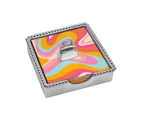 Mariposa Handbag Beaded Napkin Box Set