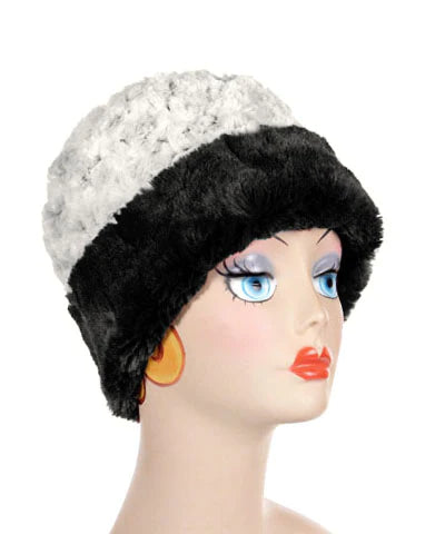 Pandemonium Faux Fur Cuffed Pillbox Hat (Multiple Colors/Sizes Available)