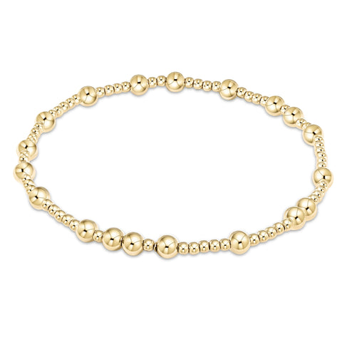 enewton hope unwritten 4mm bead bracelet - gold