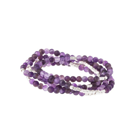 Scout Stone Wrap Amethyst - Stone of Protection