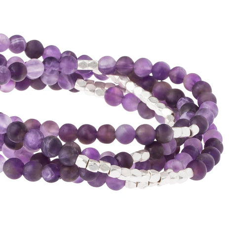 Scout Stone Wrap Amethyst - Stone of Protection