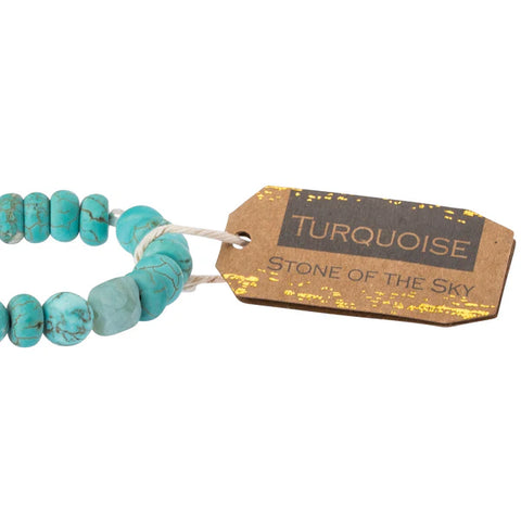 Scout Stone Stack Bracelet Turquoise - Stone of the Sky