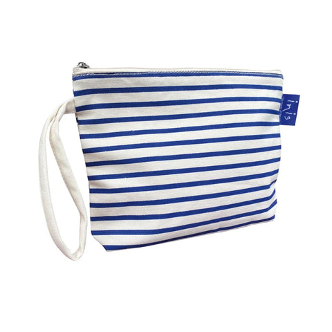 Inis the Energy of the Sea Blue and White Striped Bag