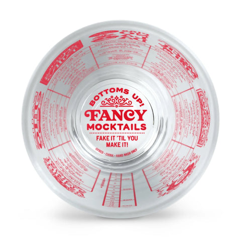 Fred & Friends Good Measure Mocktails Recipe Glass