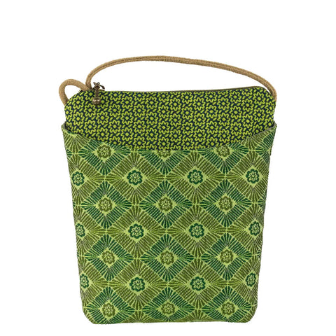 Maruca Busy Bee Small Crossbody Mosaic Green