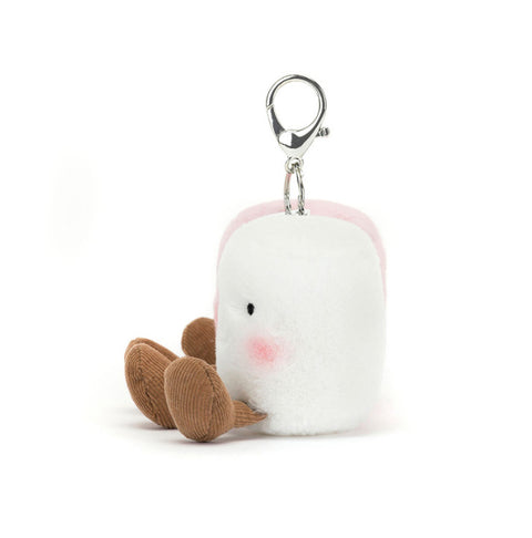 JELLYCAT AMUSEABLE PAIR OF MARSHMALLOWS BAG CHARM