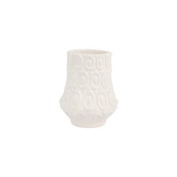 Vietri Tessere Round Oval Bud Vase