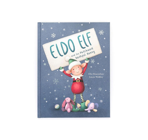 JELLYCAT ELDO ELF AND THE PATCHWORK BASHFUL BUNNY BOOK