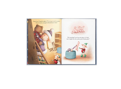 JELLYCAT ELDO ELF AND THE PATCHWORK BASHFUL BUNNY BOOK