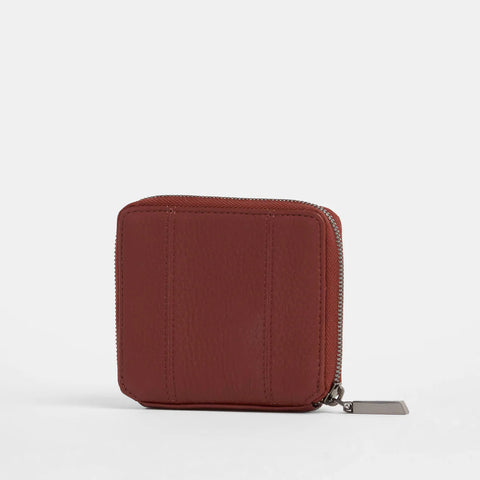 Hammitt 5 North Baroque Brown/Gunmetal Leather Wallet