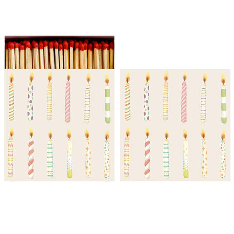 Hester & Cook Birthday Candle Matches - Box of 60