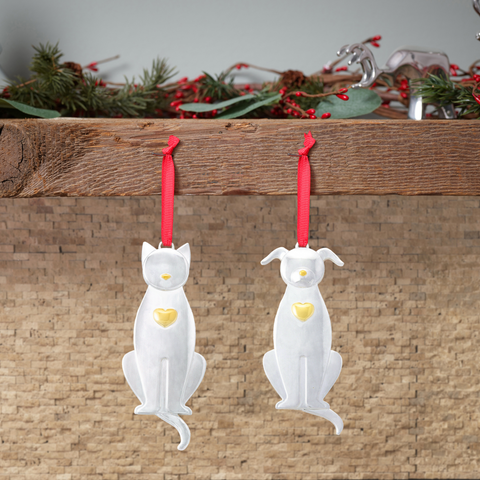 Nambe’ Kitty Ornament