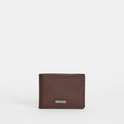 Hammitt Balboa Bifold Bourbon/Gunmetal Wallet