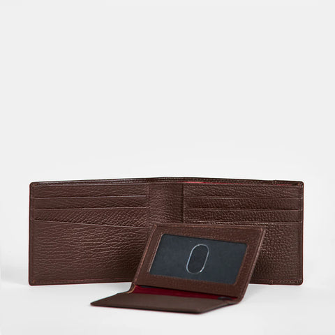 Hammitt Balboa Bifold Bourbon/Gunmetal Wallet